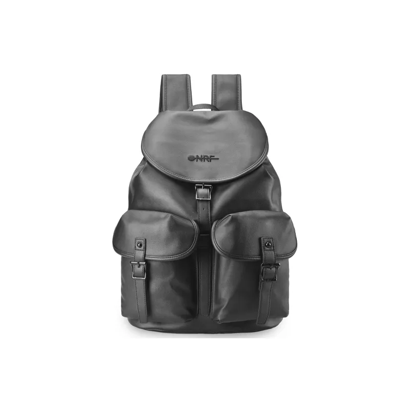 ONRF PVC Backpacks Backpack Regular Unisex Black-1