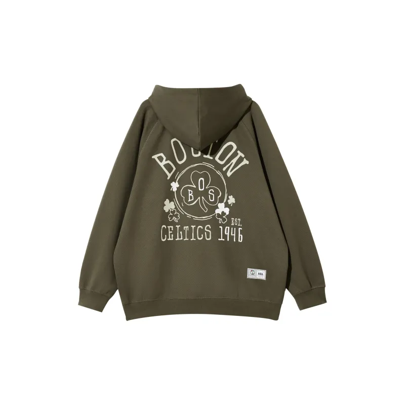 JACK JONES· x NBA Sweatshirt Men's Black Olive-1
