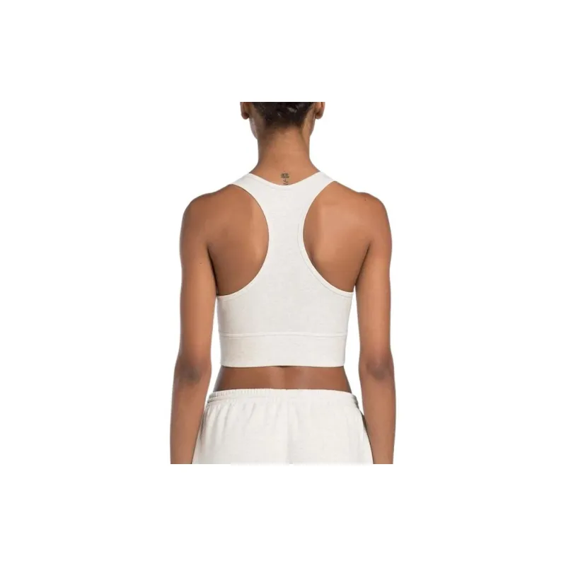 Reebok Identity Big Logo Bralette Bra Women's Gray White-2