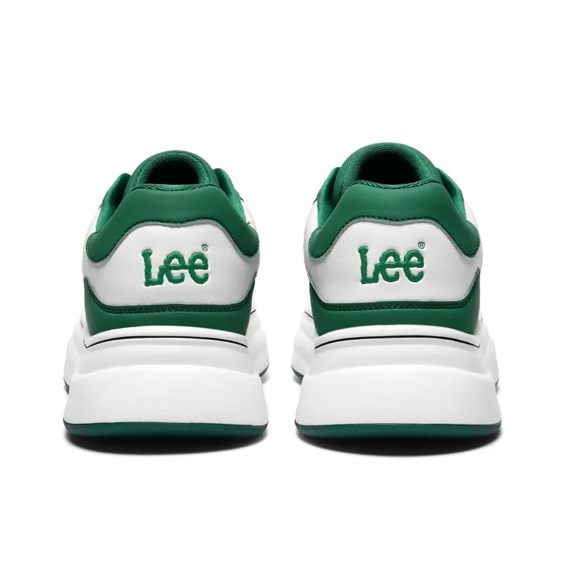 Lee Versatile Trendy, White Sneakers, Classic Fashion Commute Low Top Height Increasing Skateboard Shoes Men's-39