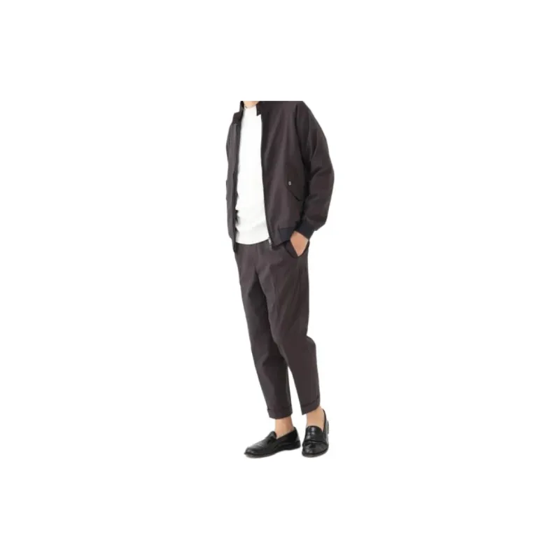 Beams Casual Pants Men Dark Gray-2