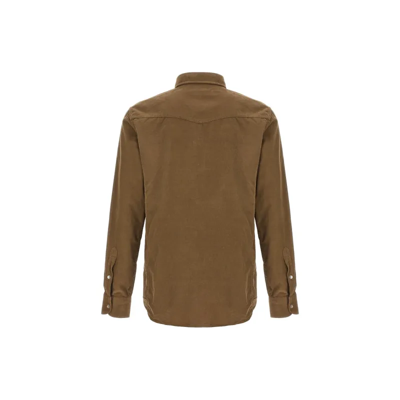 TOM FORD Baby Cord Western Shirt-1