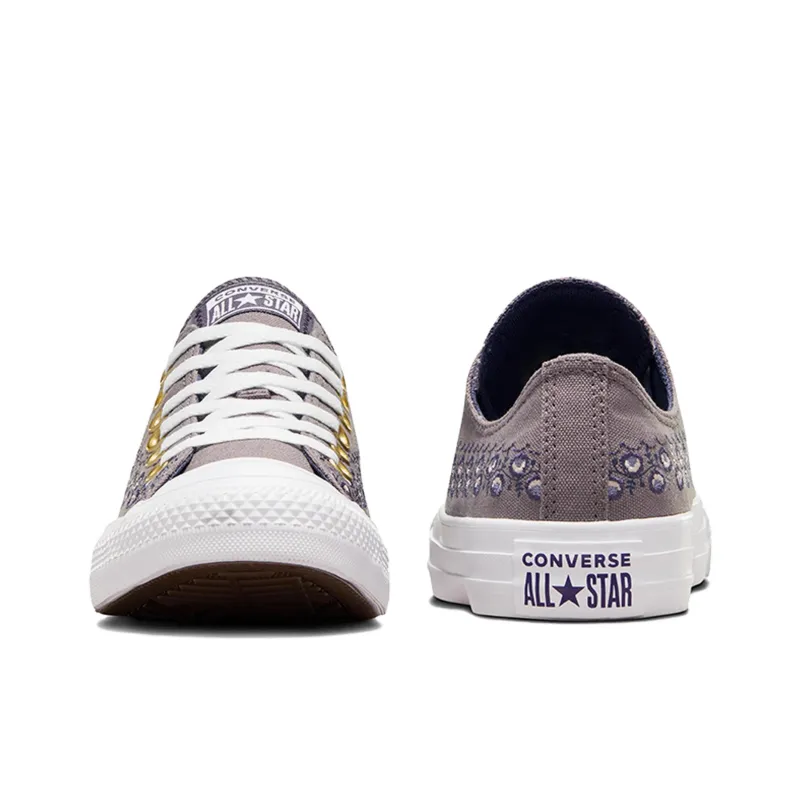 Converse Chuck Taylor All Star Anti-Slip And Wear-Resistant Lightweight Low-Top Canvas Shoes Women's Purple-3