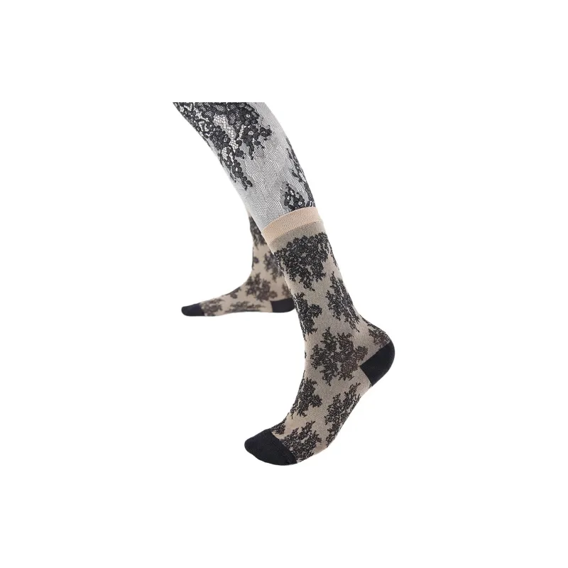 ALMOND ROCKS Women's Mid Calf Socks-9
