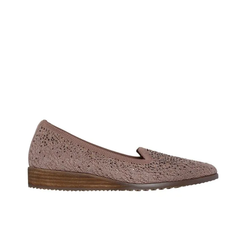 Skechers Cleo Sawdust Anti Slip Wear Resistant Low Top Casual Shoes Women's Pink-1