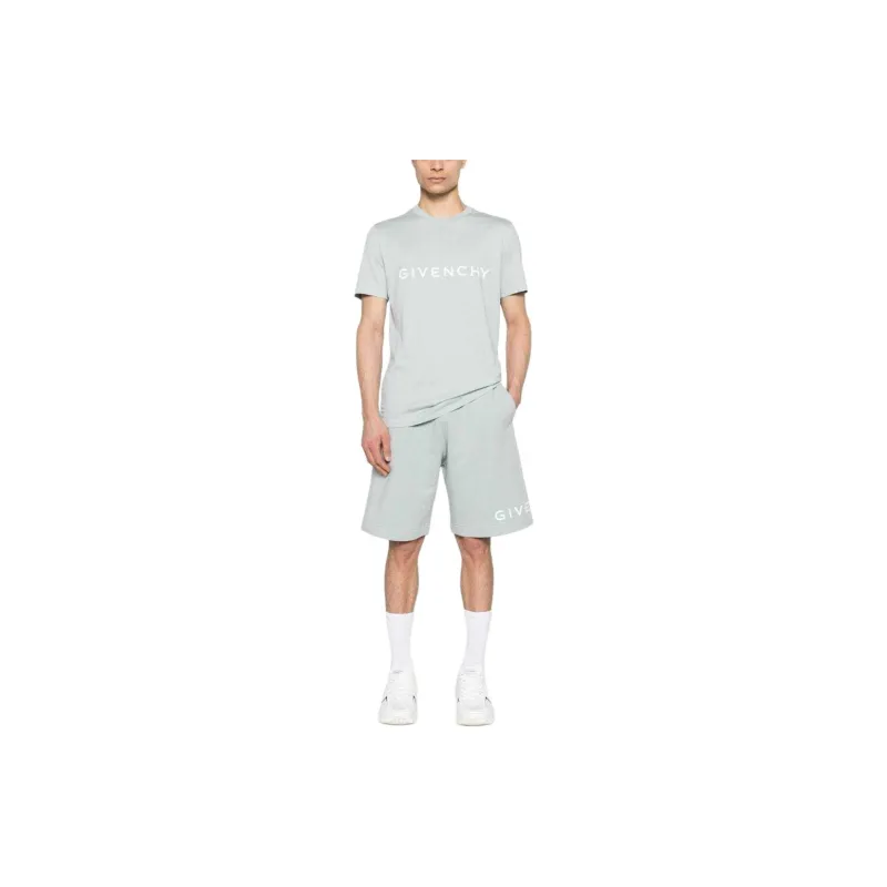 Givenchy Logo print Jersey Bermuda Shorts-4