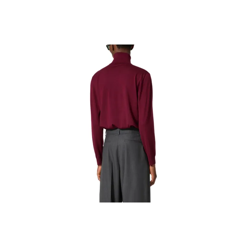 Valentino FW24 Sweater Men's Bordeaux Red-3