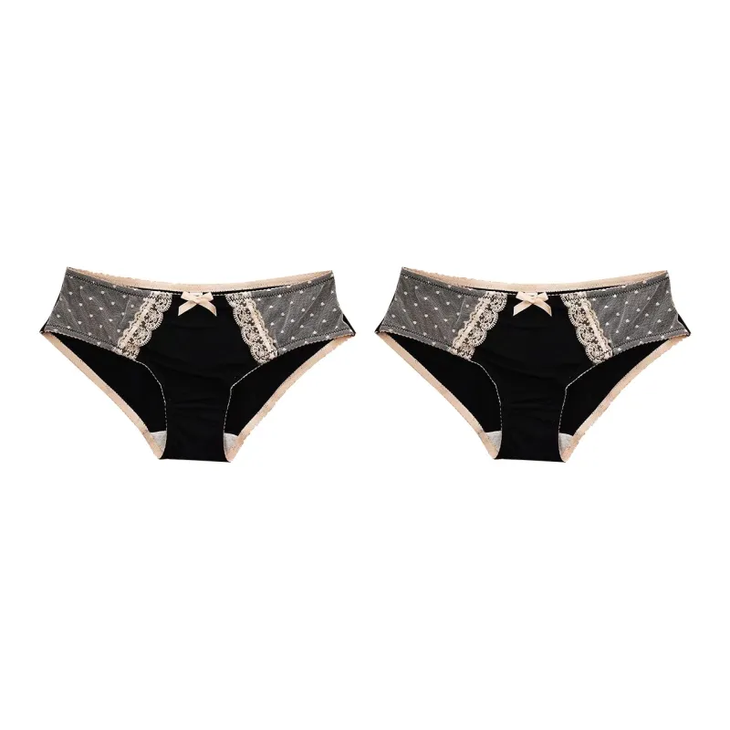 Flowers In Water Underpants Women's 2 Pack-1