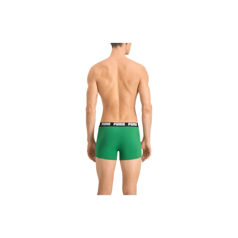 PUMA Basic Men's Boxers 2 Pack Underpants Men's 2 Pack Amazon Green-4