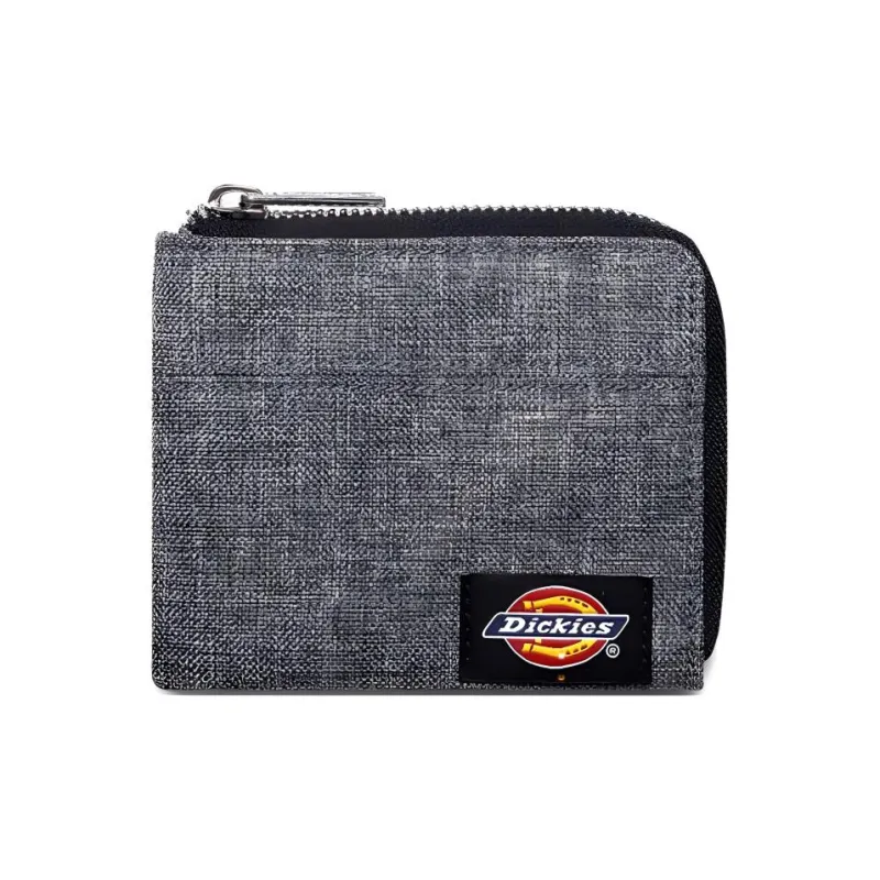 Dickies Polyester Coin Purse, Card Holder Trumpets Unisex Gray-0