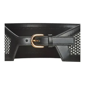 HUGO BOSS Leather Belt Women's Black 