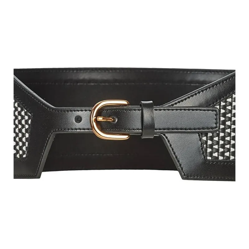 HUGO BOSS Leather Belt Women's Black -0