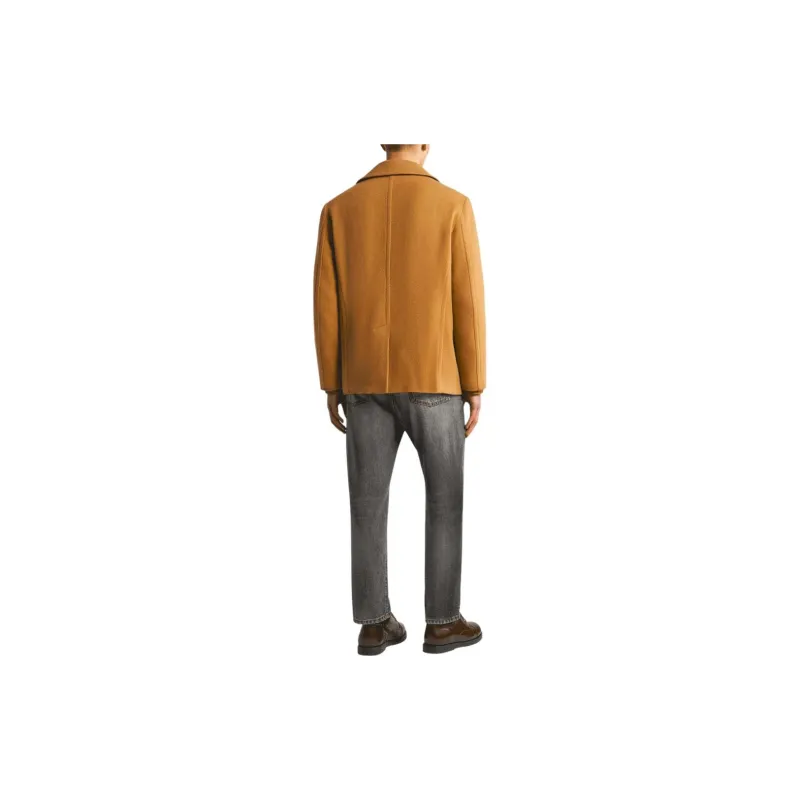 ETRO Twill Pea Coat-3