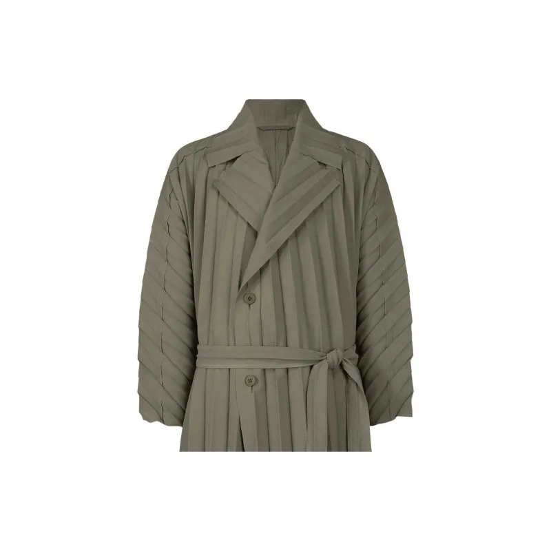 Homme Plissé Issey Miyake Edge Coat-1