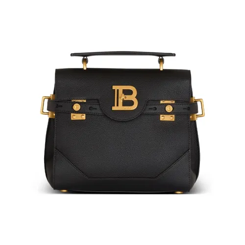 BALMAIN B-Buzz 23 Leather Tote Bag