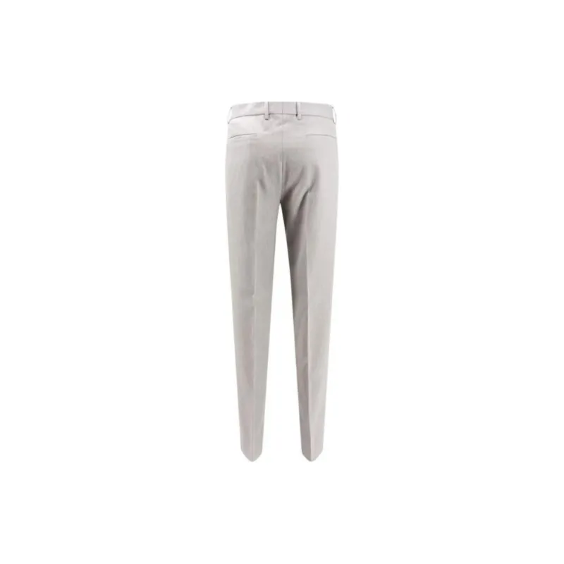 Brunello Cucinelli Pressed Crease Tapered Leg Trousers-1