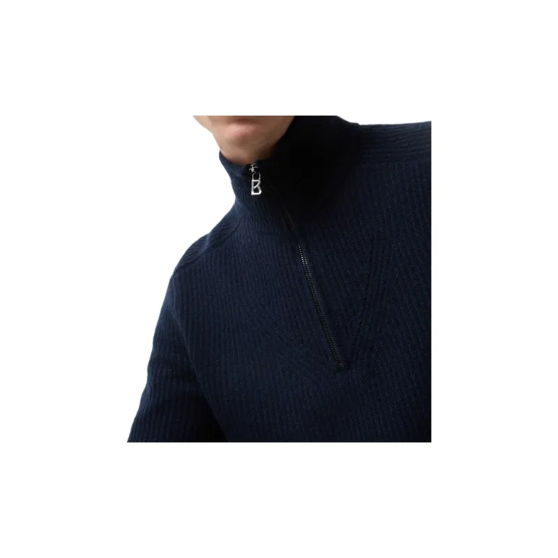 BOGNER FW24 Sweater Men's Marine Blue-5