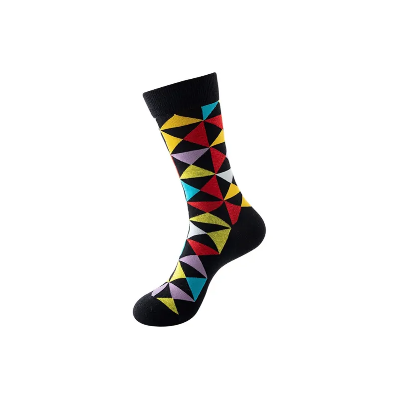 Flowers In Water Mid-Calf Socks Men's 4 Pack-1