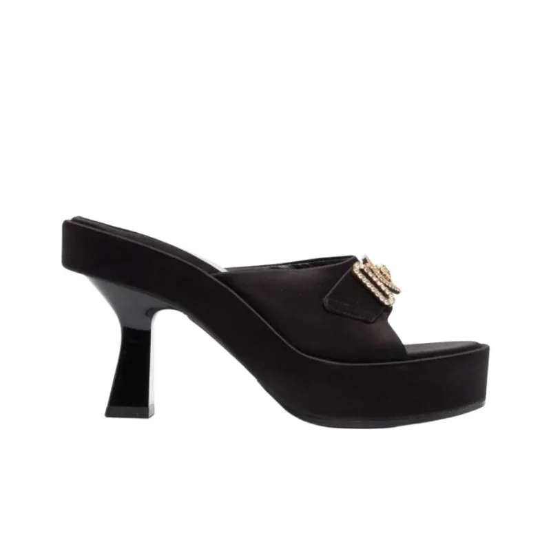 VERSACE Medusa Platform Mules-1