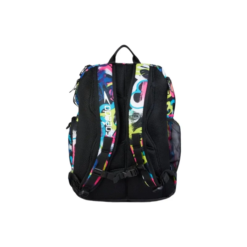 Speedo Polyester Backpack Unisex Pink & Blue-2