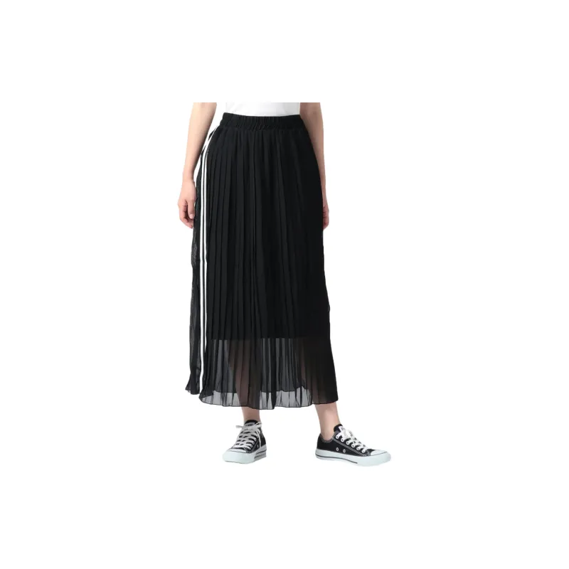 Converse Casual Long Skirts Women's Black-2