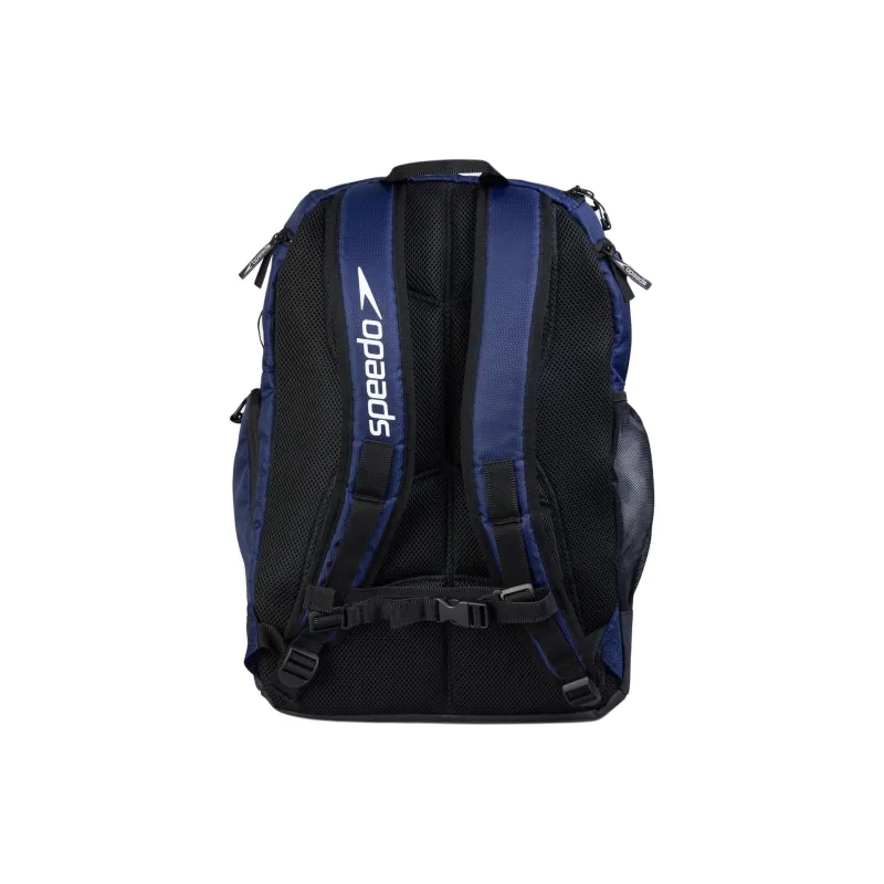 Speedo Canvas Backpack Unisex Marine Blue-2