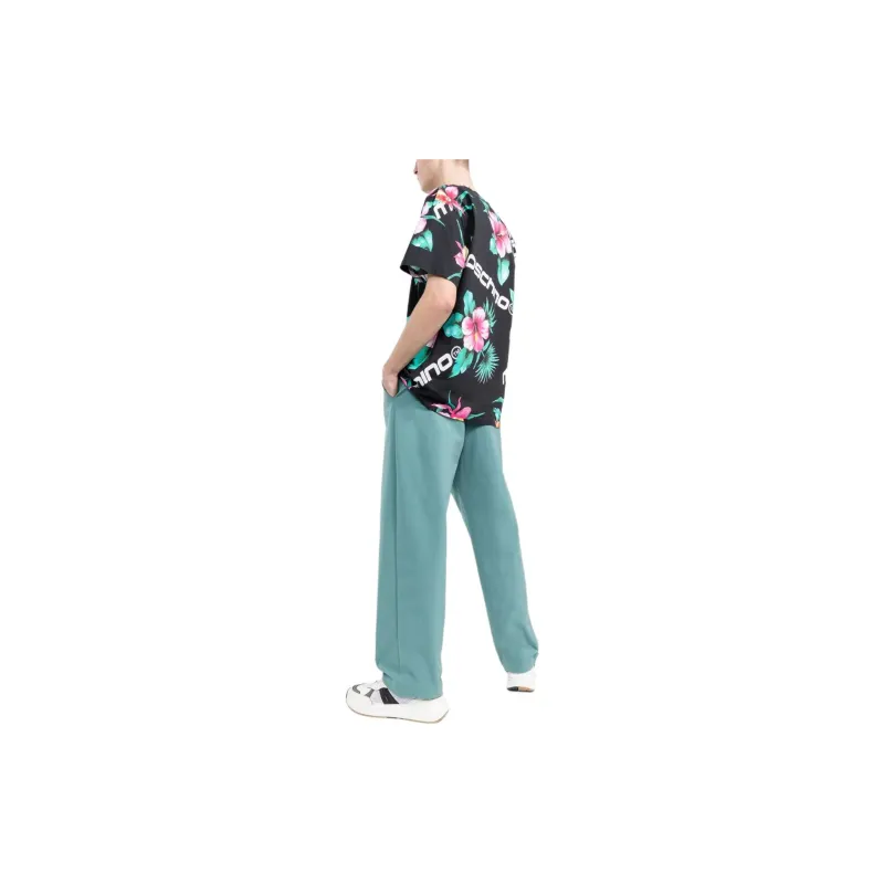 MOSCHINO Floral Printed Crewneck T Shirt-4