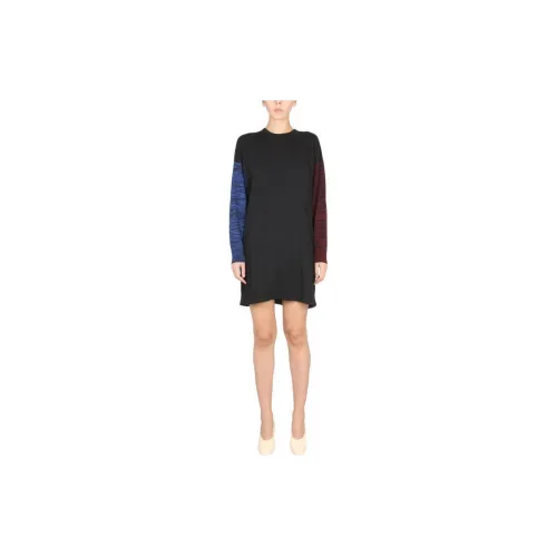 MM6 Maison Margiela Long-Sleeved Dresses Women's Black