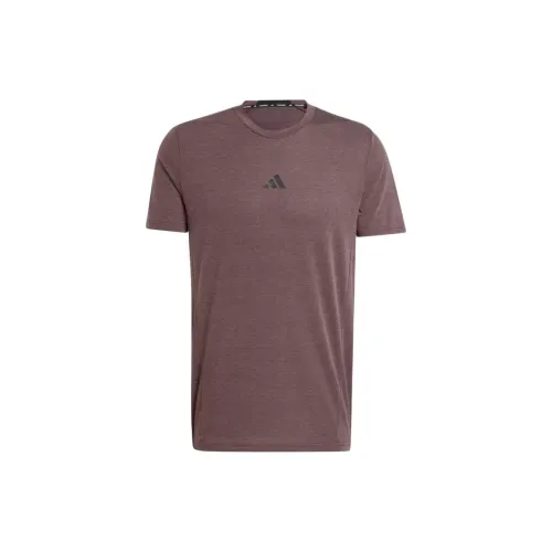 Adidas Clothing T-Shirts Men Brown