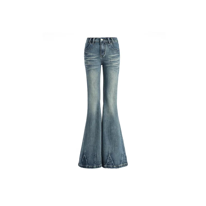 Wen Shan Jeans Women's Vintage Blue-6