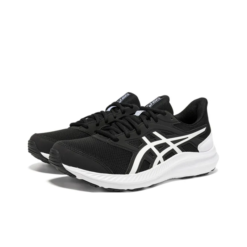 Asics Jolt 4 Breathable Lightweight Low Top Running Shoes Men's Black White-1