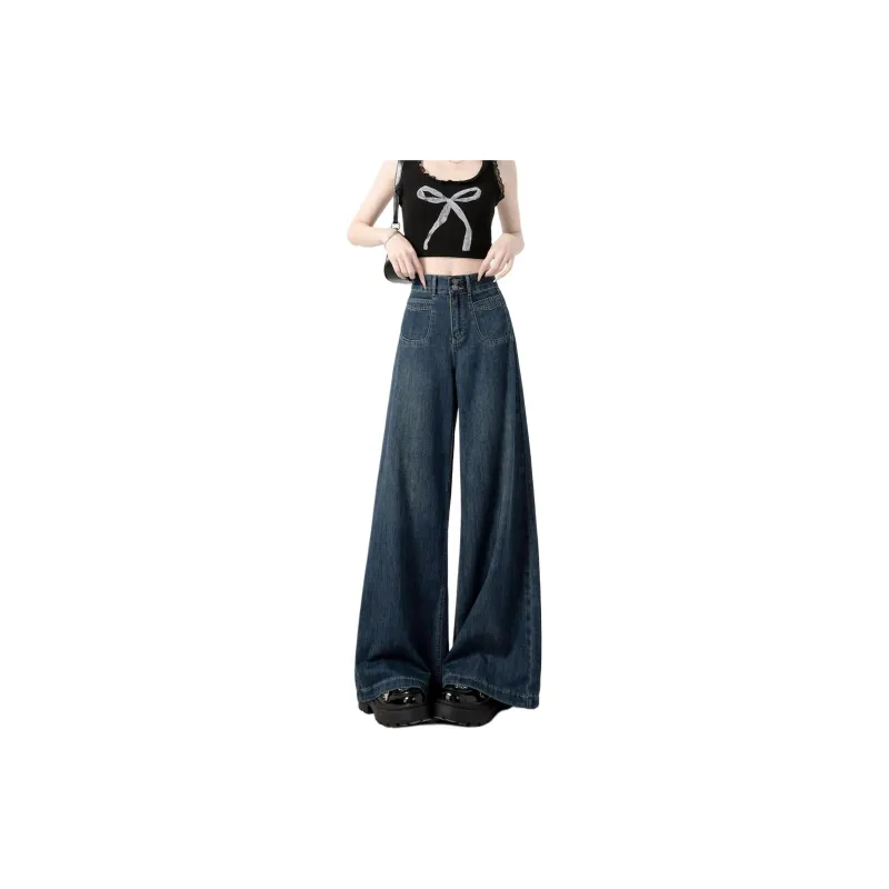 Concubine Zhu Jeans Women's Vintage Blue-2
