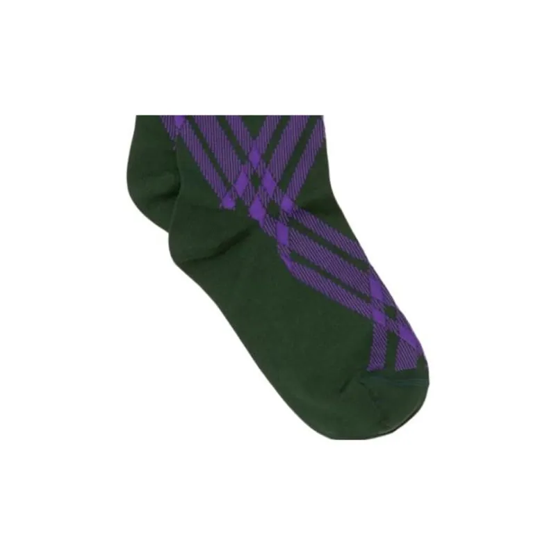 Burberry FW23 Knee-High Socks Men's 1 Pack Multicolor-5