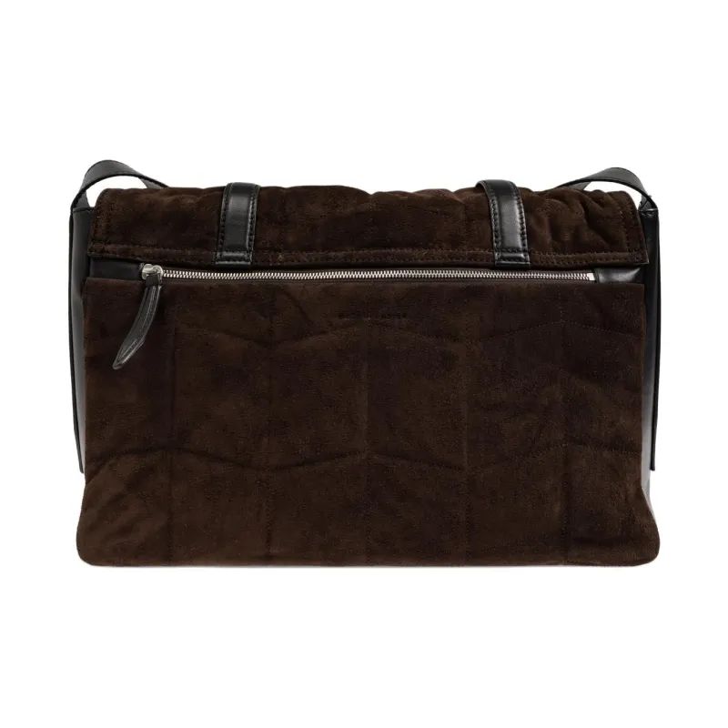 DRIES VAN NOTEN Leather Crossbody Bag Shoulder Bag Men's Brown-2