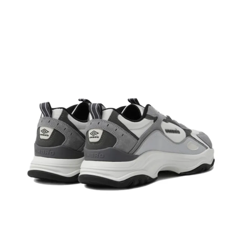 Umbro Anti Slip Wear Resistant Low Top Casual Shoes Unisex Light Gray-2