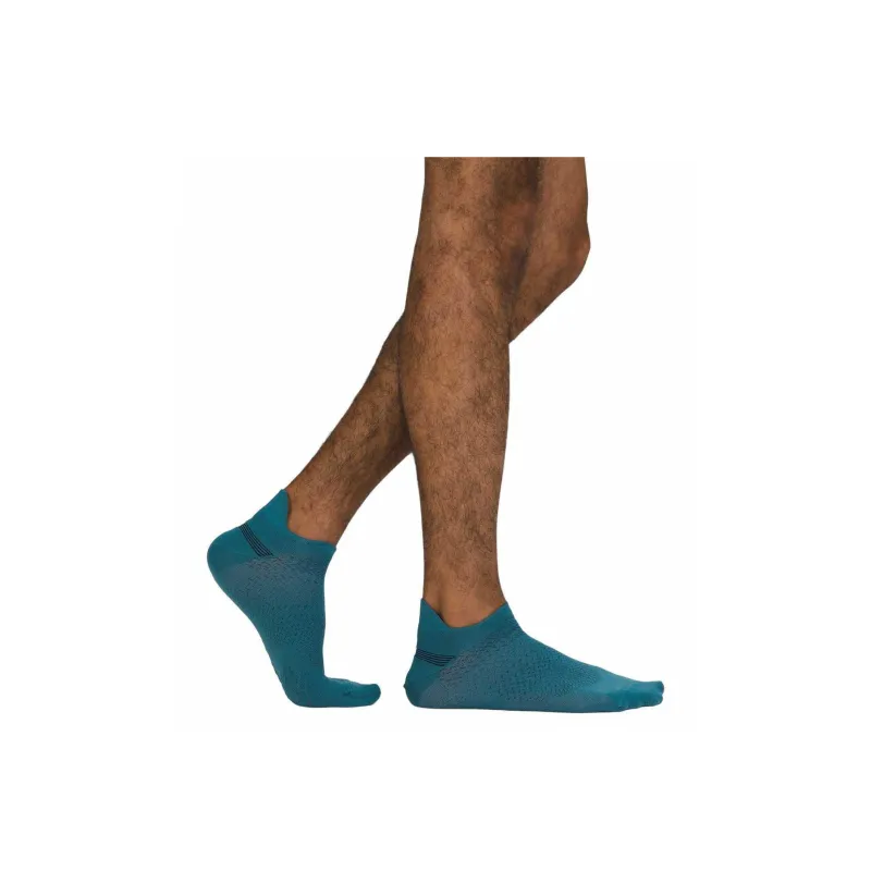 Lululemon Run Tab MacroPillow™ Ankle Socks Men's 1 Pack Lake Blue-2