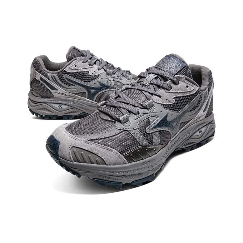 Mizuno Racer ADV Cushioning, Wear Resistant Low Top Running Shoes Unisex Dark Gray-3