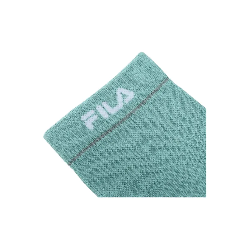 FILA Fitness Mid Calf Socks Women's 1 Pack Mist Gray Blue-2