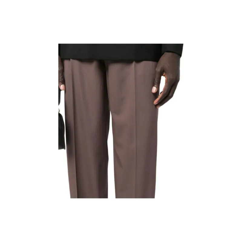 GUCCI Wool GUCCI Label Trousers-4