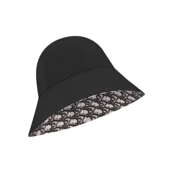 DIOR Polyester Bucket Hats Women's Black White