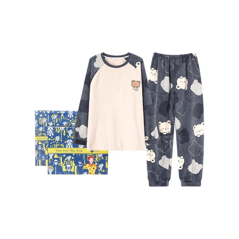 Xiang Ning Pai Unisex Pajama Sets-25