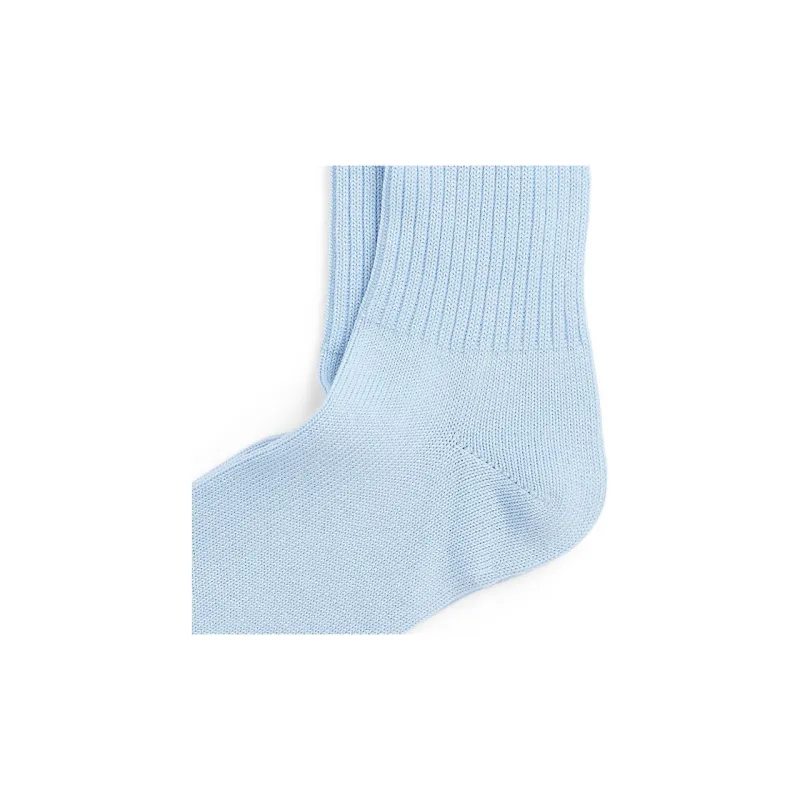 Polo Ralph Lauren FW23 Mid-Calf Socks Men's 1 Pack Blue-1