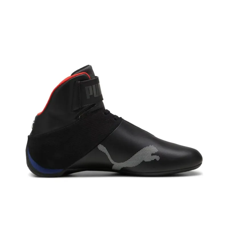 PUMA BMW M Motorsport Cushioning, Wear Resistant High Top Training Shoes Unisex Black-1