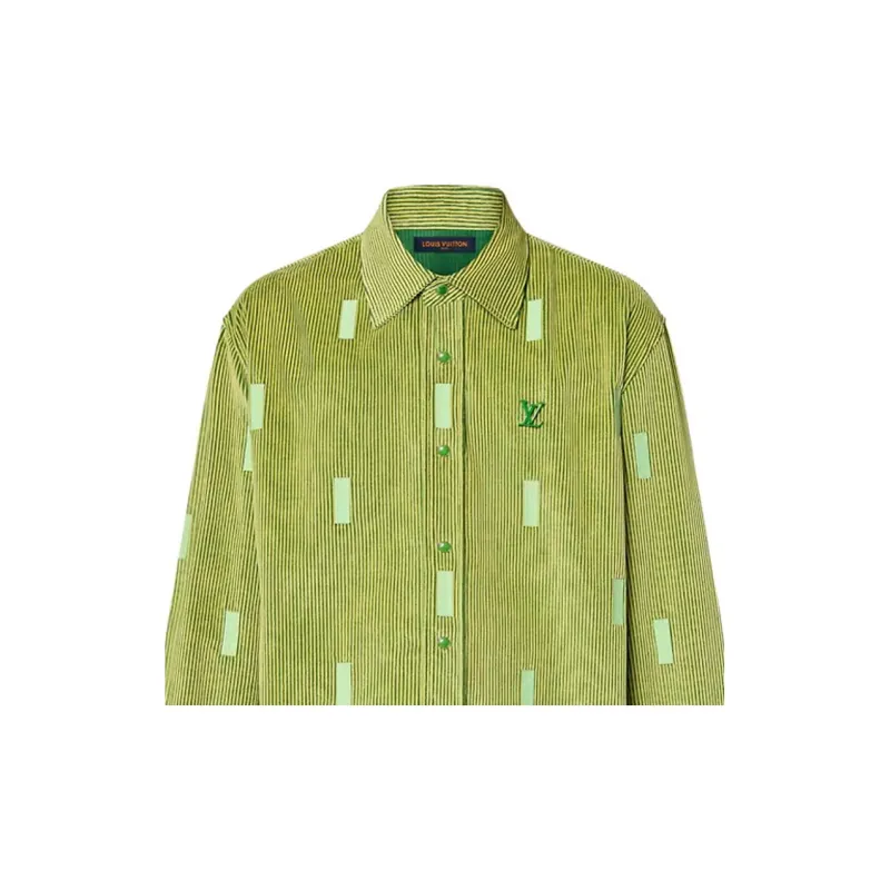 LOUIS VUITTON Lv X Park Seo Bo Corduroy Long Sleeved Shirt-3
