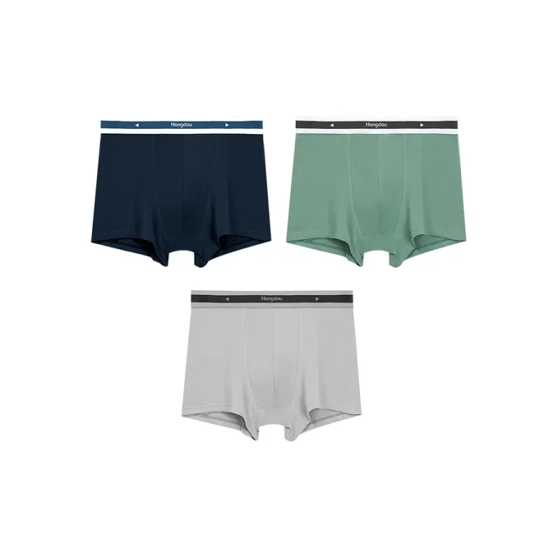 Red Bean Underpants Men's 3 Pack-5