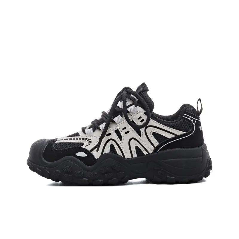 Warrior Ugly Cute Shoes Slip Resistant, Abrasion Resistant, Breathable, Lightweight Low Top Chunky Sneakers Women's-6