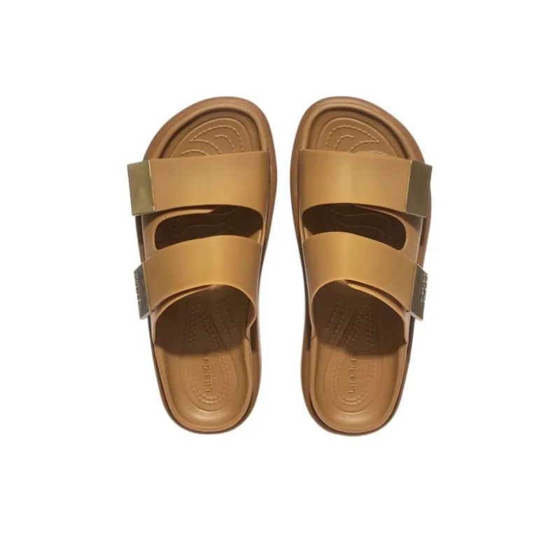 Crocs Abrasion-Resistant Slide Slippers Unisex Brown-3