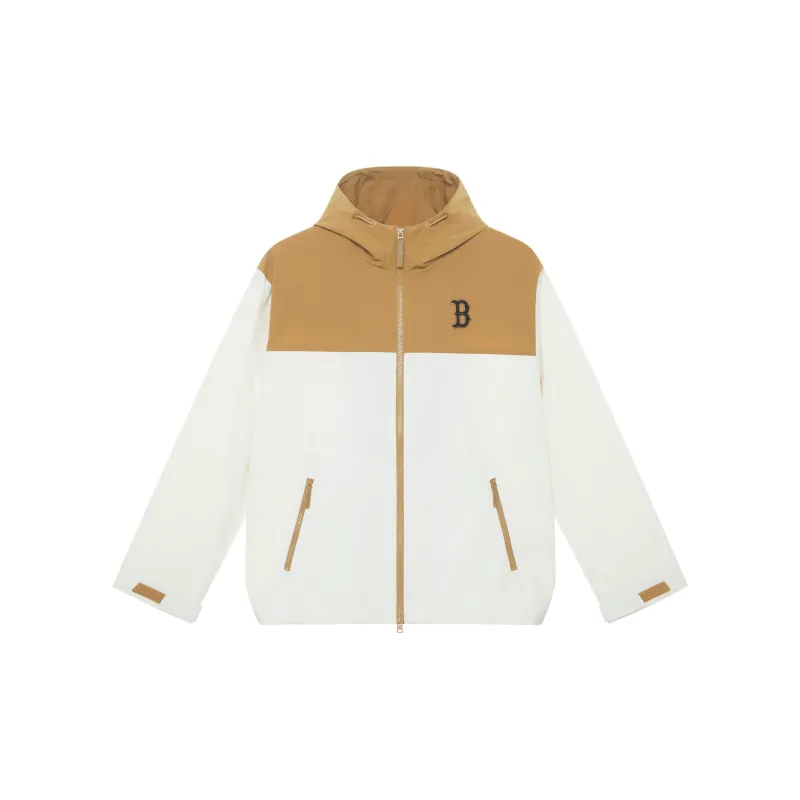 MLB Boston Red Sox Basic Collection 24FW Windproof Jacket Unisex Dark Cream-1