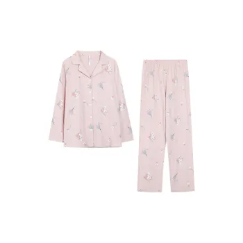 Red Beans At Home Pajama Set Women's