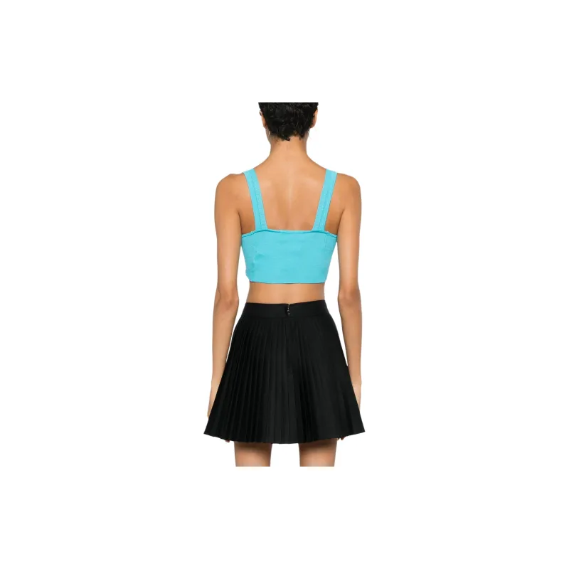 Vivienne Westwood Orb Embroidered Knit Cropped Top-2